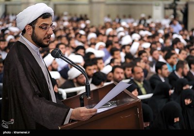 Tehran's Seminaries' Students Meet Leader Ayatollah Khamenei