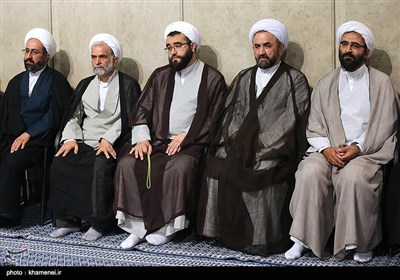 Tehran's Seminaries' Students Meet Leader Ayatollah Khamenei