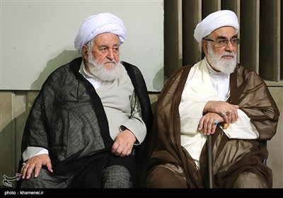لقاء الامام الخامنئی مع طلاب الحوزات العلمیة فی طهران