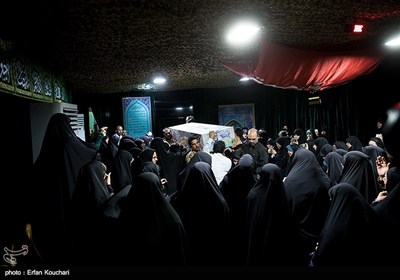 مراسم وداع با پیکر شهید ابراهیم خلیلی