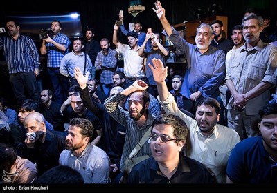 مراسم وداع با پیکر شهید ابراهیم خلیلی