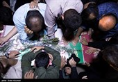 مراسم وداع با سه شهید گمنام در کرمان برگزار شد
