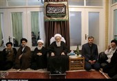 مراسم عزاداری شهادت امام باقر(ع) در بیوت مراجع+تصاویر