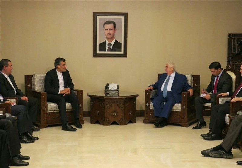 Iranian Diplomat, Syrian FM Discuss Peace Process