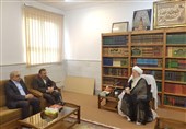 رئیس دفتر رئیس‌جمهور با آیت‌الله مکارم شیرازی دیدار کرد