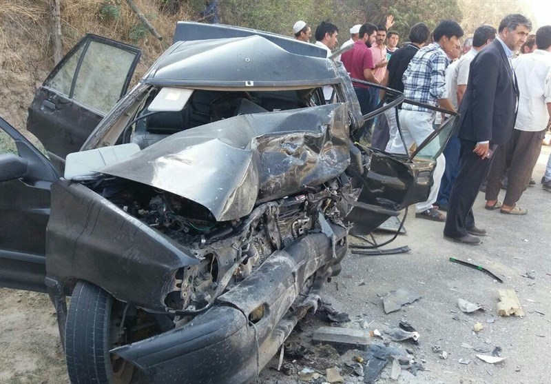 تصادف مرگبار جاده مرودشت _ شیراز  2 کشته و 6 زخمی بر جای گذاشت