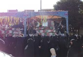 تشییع ‌34 شهید تازه تفحص شده در کرمانشاه