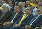 حضور جابری انصاری در جشن آزادی شرق لبنان از اشغال تروریست‌ها