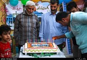 جشن تولد شهیدان مدافع حرم اعطایی و عسگری