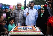 جشن تولد شهیدان مدافع حرم اعطایی و عسگری