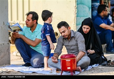 شلمچہ بارڈر پر دعای روز عرفہ کے مراسم