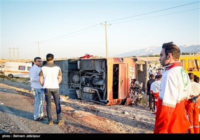 ایران کے صوبہ فارس میں بس الٹنے سے 12 طالبات جاں بحق