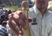 عرضه مشروبات الکلی با برند شرکت معروف تولید نوشابه در کرمانشاه