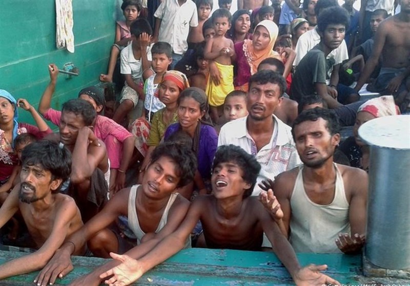 Myanmar Protesters Try to Block Aid Shipment to Rohingya Muslims