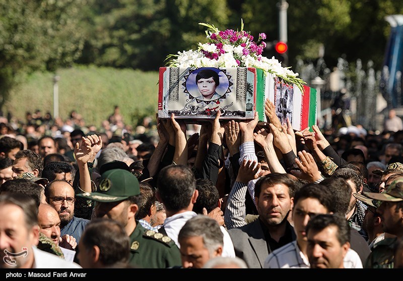 تشییع شهید حسن جنگجو بعد از 35 سال- تبریز