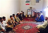 دیدار دانشجویان جهادگر با خانواده شهید بهمنی در صیدون + تصاویر