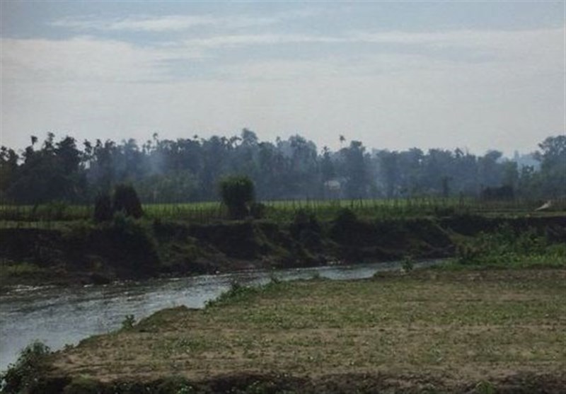 آتش زدن یک روستای مسلمانان در میانمار