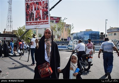 Protest Rally Held in Tehran in Support of Myanmar Muslims