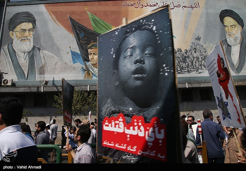 تظاهرات فی طهران تندیدا بجرائم إبادة المسلمین فی میانمار+صور