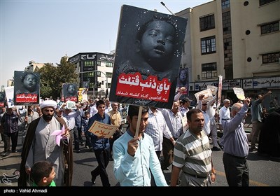 Protest Rally Held in Tehran in Support of Myanmar Muslims