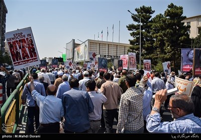 ایران بھر میں روہنگیا مسلمانوں کی حمایت میں مظاہرے
