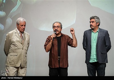 سروش صحت و تورج منصوری در آیین نکوداشت‌های نوزدهمین جشن سینمای ایران