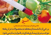 فتوتیتر/برخی از دانشمندان معتقدند محصولا ت تراریخته موجب بروز بیماری‌های در طول زمان می‌شود