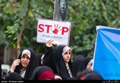 اعتراض دانشجویان به نسل‌کشی مسلمانان میانمار با تجمع مقابل دفتر سازمان ملل در تهران + تصاویر و متن بیانیه