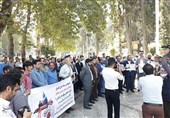 تجمع اعتراض‌آمیز اصحاب رسانه گلستان نسبت به کشتار علیه مسلمانان میانمار