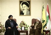 دیدار فرستاده ویژه دبیرکل نُجَباء با مقامات حزب الله + عکس