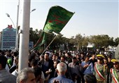 هم‌نوایی پیرغلامان سراسر ایران و جهان در گلستان شهدای اصفهان