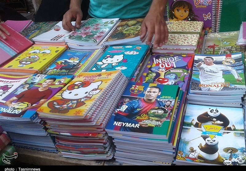 شخصیت‌های کارتونی خارجی همچنان در بازار نوشت‌افزار ایرانی یکه‌تازی می‌کنند