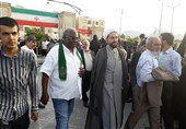 مراسم استقبال از خادمان و پیرغلامان حسینی در اصفهان به‌روایت تصویر