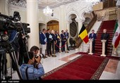 کنفرانس خبری روسای مجلس ایران و بلژیک
