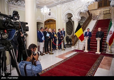 Parliament Speakers from Iran, Belgium Meet in Tehran