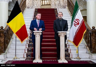 Parliament Speakers from Iran, Belgium Meet in Tehran