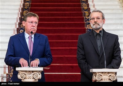 Parliament Speakers from Iran, Belgium Meet in Tehran