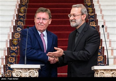 Parliament Speakers from Iran, Belgium Meet in Tehran