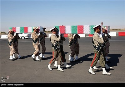 استقبال از پیکر 4 شهید دوران دفاع مقدس - مشهد
