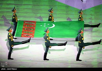افتتاحیه بازیهای داخل سالن و هنرهای رزمی آسیا در ترکمنستان