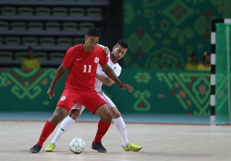 Iran Men’s Futsal Team Pummels Tahiti in Asian Indoor Games