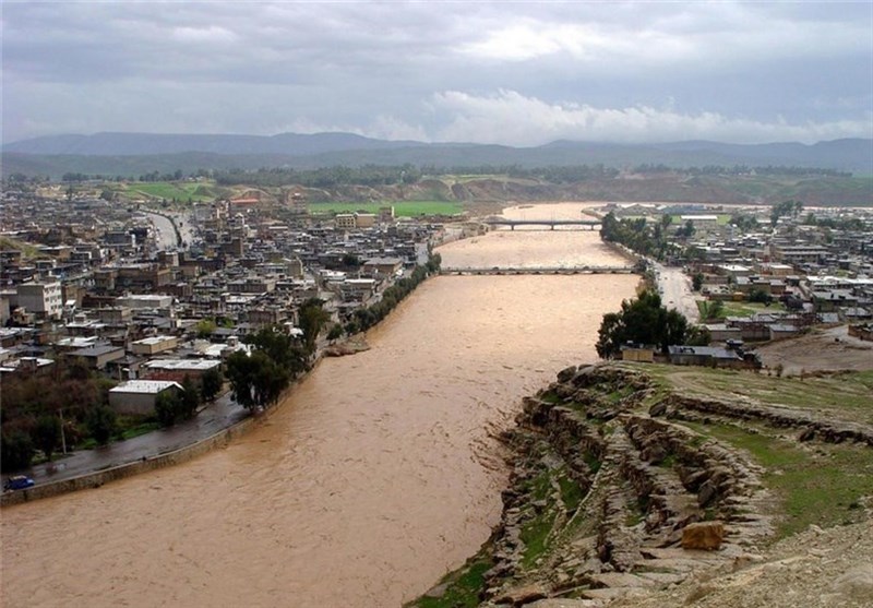 افزایش دبی رودخانه کشکان در پلدختر