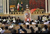 مراسم اربعین شهید محسن حججی در قم به‌روایت تصویر