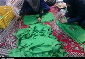 14 هزار دست لباس ویژه همایش شیرخوارگان حسینی در کرمان دوخته می‌شود