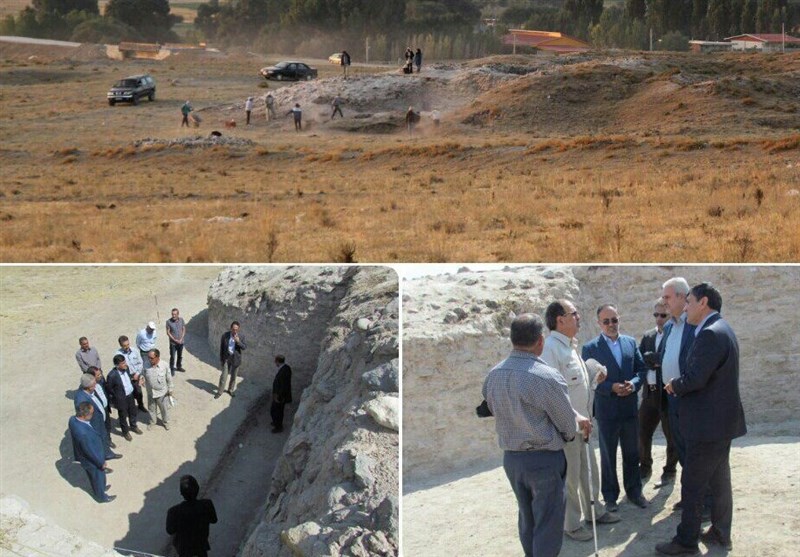 فصل نخست کاوش باستان‌شناسی قلعه تاریخی شهر اوجان آذربایجان‌شرقی آغاز شد