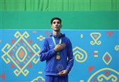 تکواندو قهرمانی آسیا| مدال نقره وزن 74- کیلوگرم بر گردن جلالی