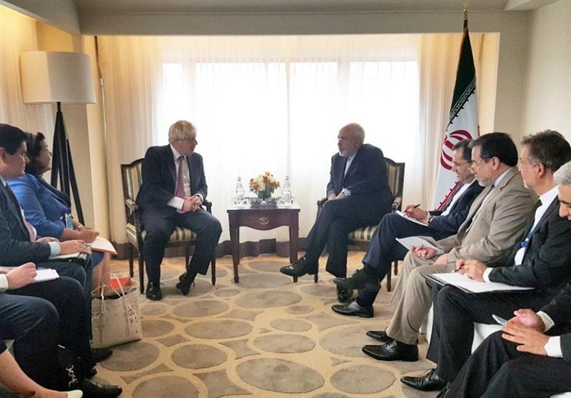 Iran&apos;s FM Zarif Meets British, Swiss Counterparts in New York