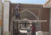 مسجد جامع و حمام تاریخی سرخه مرمت شدند