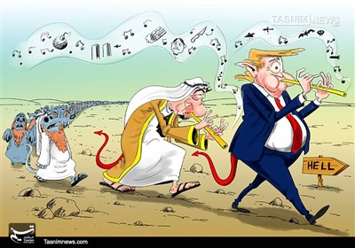 کاریکاتور/ مسیر ساحل امن دجال!!!