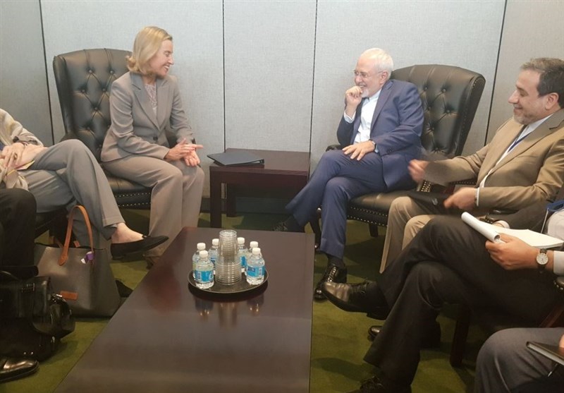 Iran’s Zarif, EU’s Mogherini Discuss JCPOA Implementation